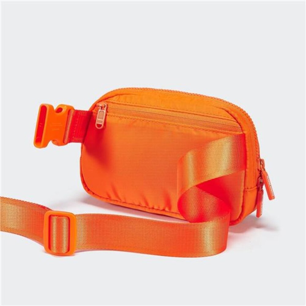 New Two Way Zipper Fanny Pack Nylon Everywhere Belt Bag for Women, Water - Picture 4 of 6